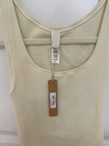 SKIMS Ribbed Tank Top Bone Color NWT