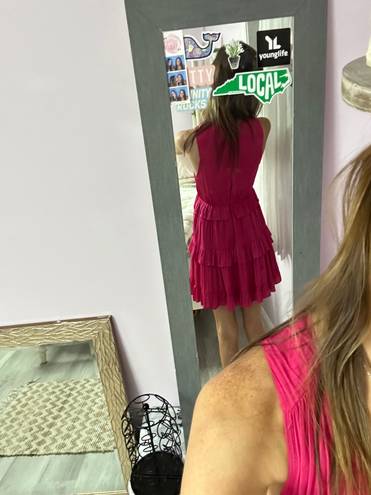 pink boutique mini dress