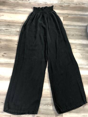 Harper , Black, Wide leg, Pull On Pants, Size Large