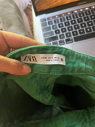 ZARA Green  Jeans