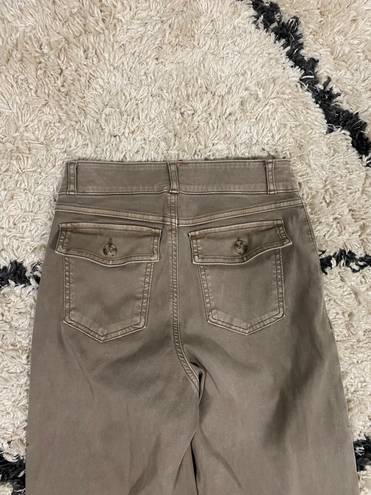 Spanx Stretch Twill Cropped Wide Leg Pants