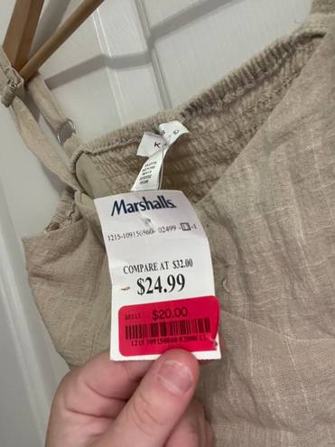 Marshalls Linen Top And Shorts Set