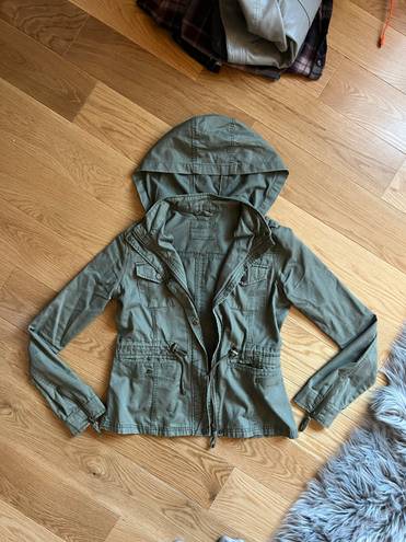 Aeropostale Green Utility Jacket