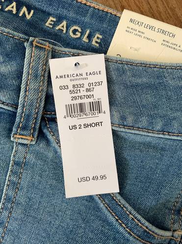 American Eagle Outfitters Hi Rise Jean Skirt Size 2