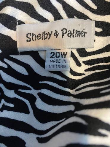 Shelby & Palmer Zebra Print Dress