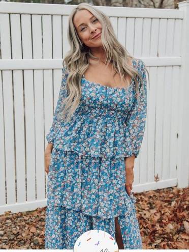 Lush Clothing Maxi Dress Floral