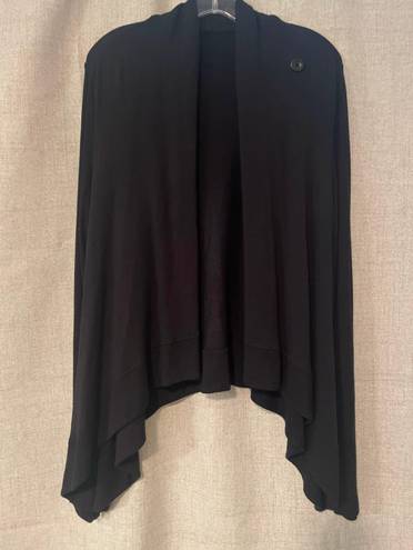 Alo Yoga Peak Wrap Button Cardigan M Black Size M 38 64