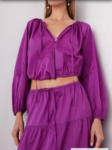 Rails  katia crop top in berry