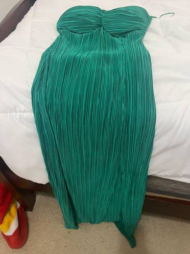 FashioNova Green Bodycon Maxi Dress