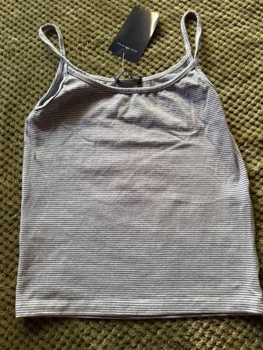 Brandy Melville Blue Striped Singlet