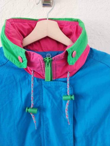 Edge Vintage River  Blue Ski Jacket Size Small