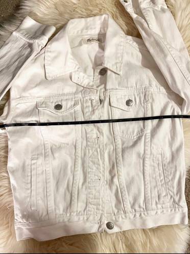 Madewell White Jean Jacket Size XS