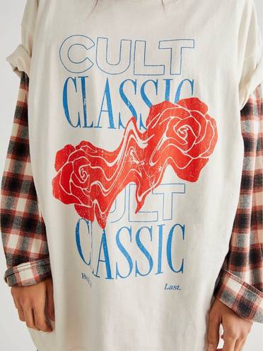 Free People Girl Dangerous Cult Classic Graphic Tee