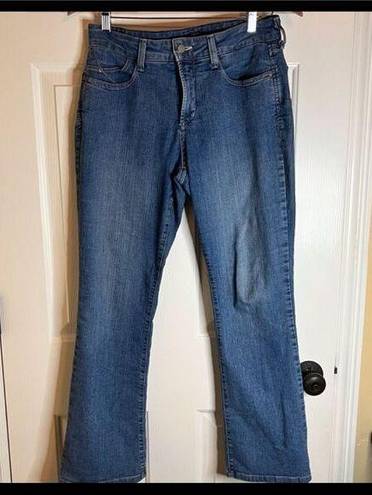 NYDJ  Bootcut Faded Jean, Boho Style.  Size 8P.