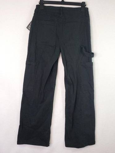 Celebrity Pink  RE Generation Jeans Womens 7/28 Black Wide Leg Denim Cargo