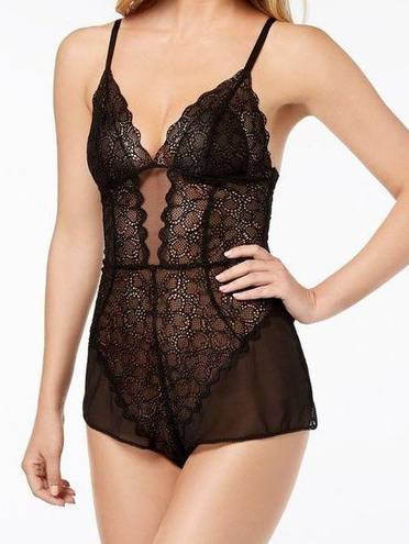 DKNY Superior Lace Romper Black DK6009  M NWT