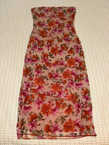 Strapless Dress Multi Size M