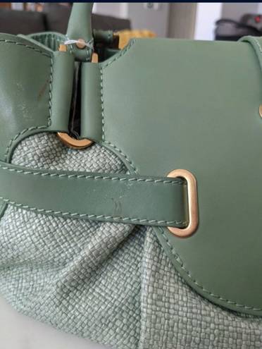 Jimmy Choo TULITA SATCHEL MINT GREEN