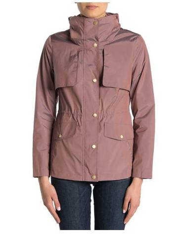 Cole Haan  Water Repellent Hooded Parka Lavender