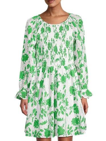 Rachel Parcell NWT  Stencil Floral Eyelet Mini Dress