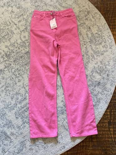 Missguided pink jeans