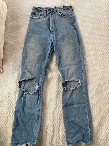 Abercrombie & Fitch  the ankle straight ultra high rise jeans