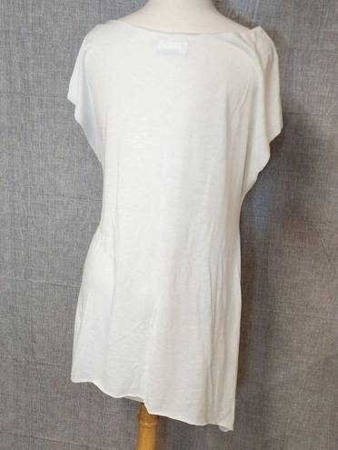 Marilyn Monroe  Womens Top Ingear Size Medium Shark Bite Hem Short Cap Sleeve