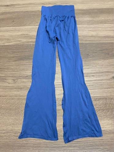 Free People Movement 🆕 FP Movement by Free People NWOT Good Karma Flare Leggings in Blue (FPM-27/28)