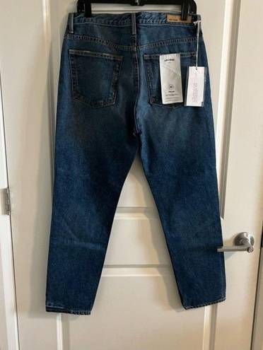 GRLFRND NEW  Jane Slim Straight Leg With A High Rise Jeans Size 30