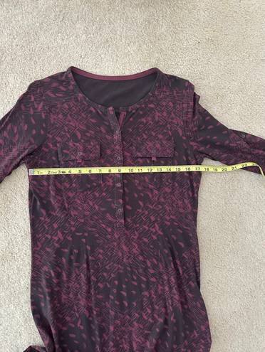 Patagonia Woman's Burgundy Organic Cotton Dress, Sz M.