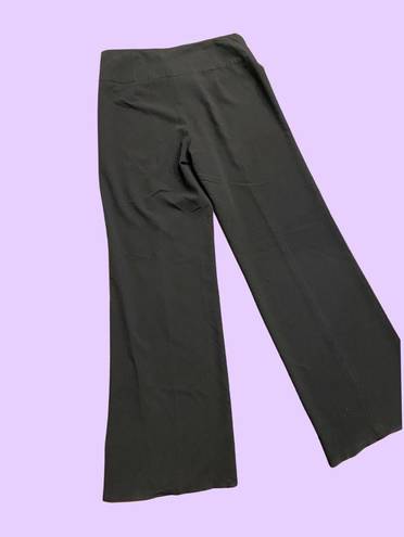 Dorothy Perkins Vintage y2k  long black wide leg dress pants with 8 button front detailing*🖤