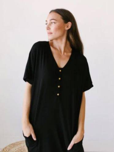 Onyx Dwell + Slumber Cocoon Caftan Dress 