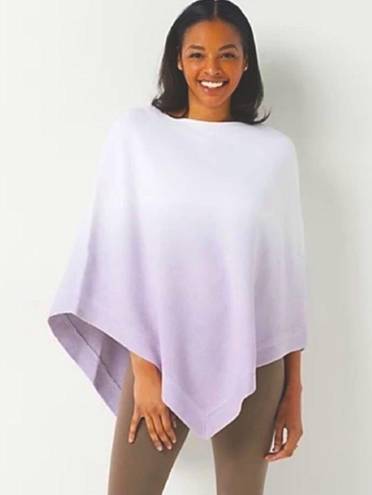 Barefoot Dreams  Cozychic Ultra Lite Ocean Breeze Violet Ombré Poncho one size