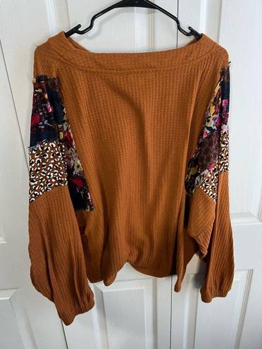 Umgee  Waffle Knit Fabric accents size XL