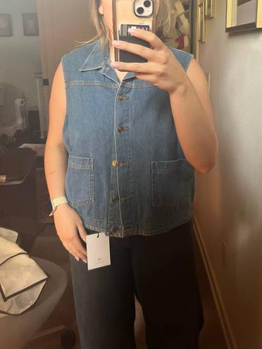 Vintage Bridgewater denim vest Size XL