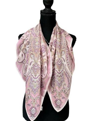 Oscar de la Renta  Vintage Silk Scarf