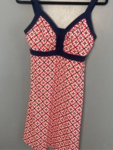 Patagonia Geometric Print Cross Back Dress