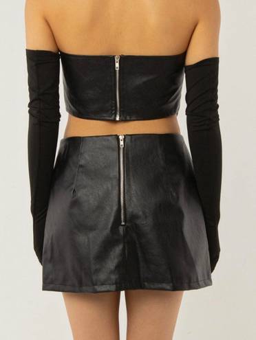 Peppermayo leather skirt