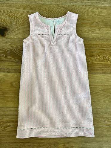 Vineyard Vines Pink Seersucker Dress