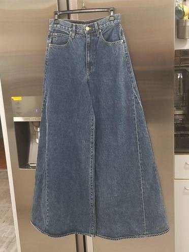 The Range 💕SLVRLAKE X ELLERY Twin Wide-Leg Jeans High Rise Blue Stone River 26 NWT