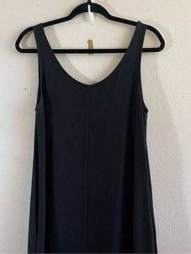 Max Mara ‘S  Dress Black Scoop Neck Sleeveless Maxi Slip Dress Sz S EUC LBD