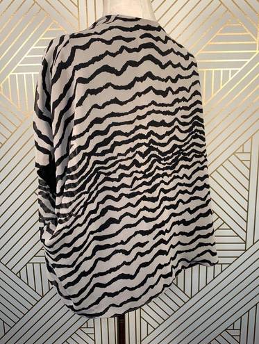 Joseph Ribkoff  Zebra Print Open Front Kimono Top