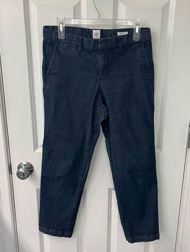 Gap Slim City Crop size 4 jeans navy blue