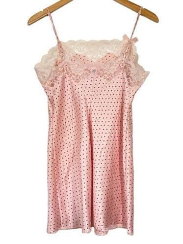 Victoria's Secret Victoria’s Secret pink heat silky vtg y2k slip gown chemise M