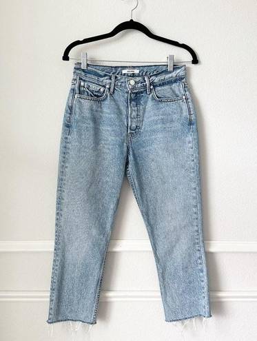 GRLFRND  Karolina Slim Cropped Jeans Raw Hem in Can You Feel It sz 26