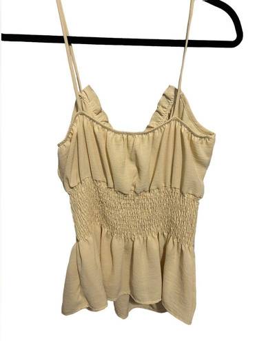 Peach Love California Peach love beige tank blouse size large