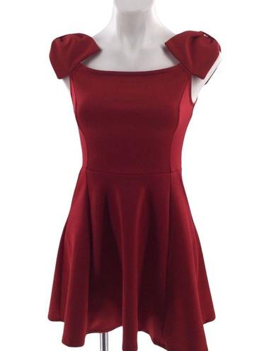 Kendall + Kylie  Big Bow Red Party Dress