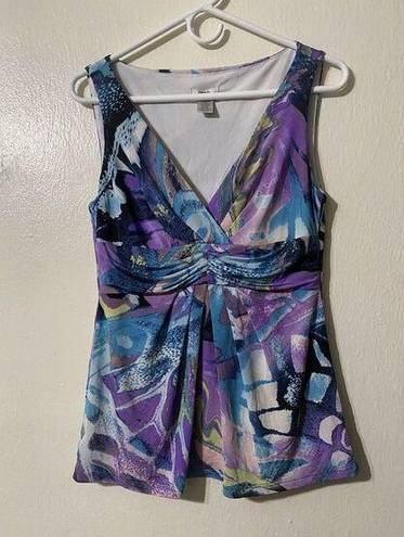 Cache  Womens Artsy Boho Tank Top Blouse Y2K Coquette Angelcore Feminine Medium