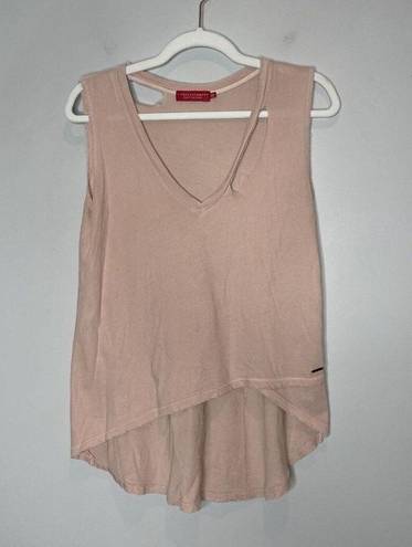 n:philanthropy  Cooper Distressed Dusty Pink Tank Top Size XS