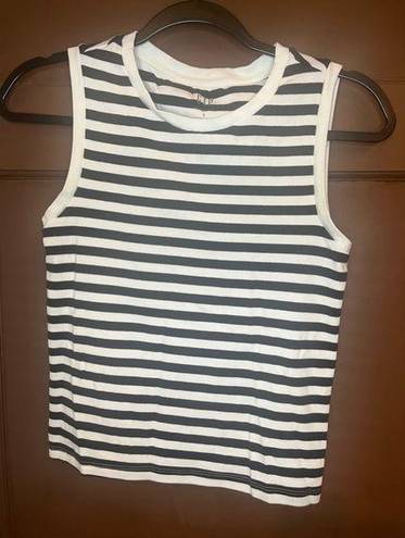 Gap  // Navy + Cream Striped Tank // Size S